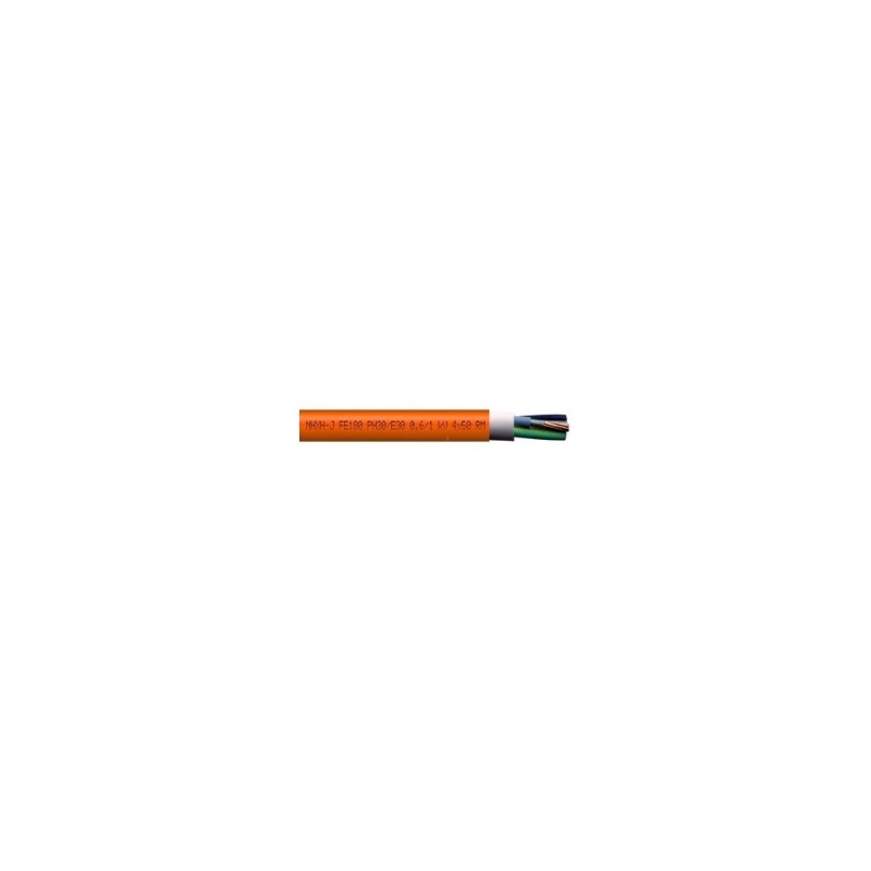Kabel energetyczny ognioodporny (N)HXH-J FE180 PH90/E90 0,6/1 kV 3x1,5mm2 RE pomarań.