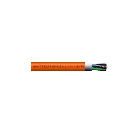 Kabel energetyczny ognioodporny (N)HXH-J FE180 PH90/E90 0,6/1 kV 3x1,5 RE pomarań.