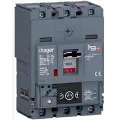 MCCB Wyłącznik mocy h3+ P160 3P 160A 40kA Energy HNS160NC