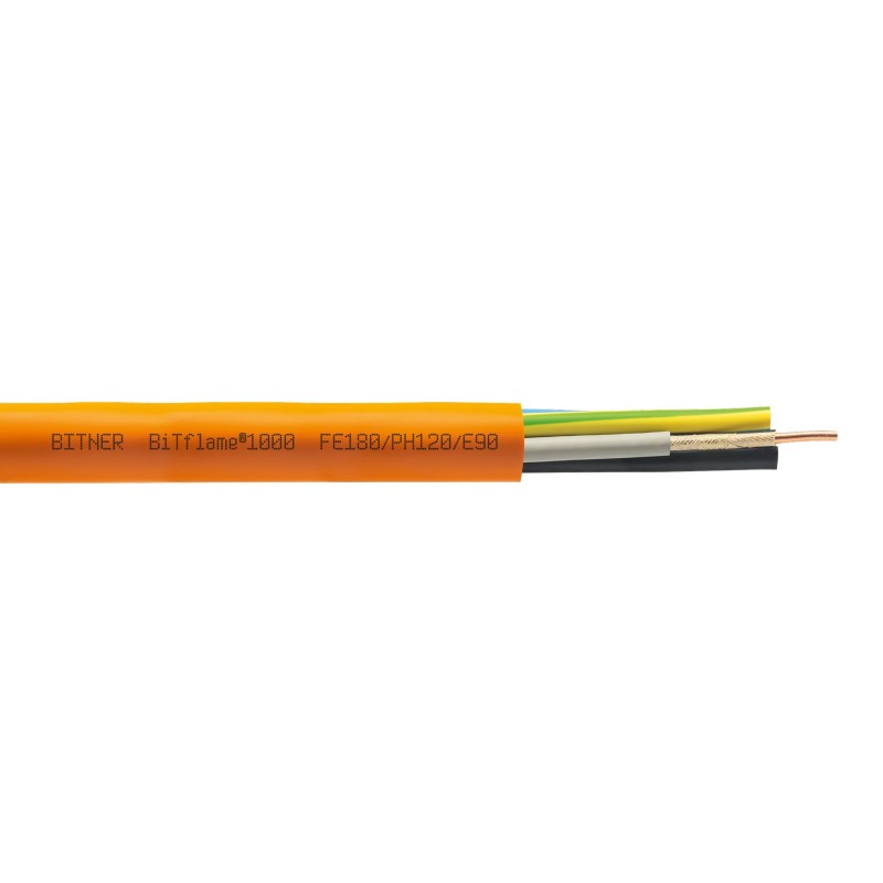 Kabel BiTflame 1000 FE180/E90 5x25mm2 RM 0,6/1kV B62722 (NHXH) pomarańczowy