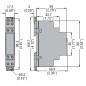 Automat czasowy schodowy 1P zwłoczny 1NO 0,5-20min 220-240VAC TMLS