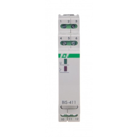 Przekaźnik bistabilny BIS-411-LED- 24V 16A 9-30 VAC/DC (szyna)