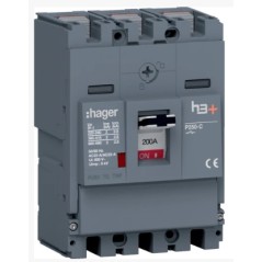 MCCB Rozłącznik mocy h3+ P250 3P 200A HCT200AR