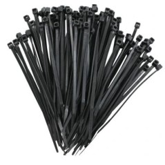 Opaska kablowa 3,6x200 czarna UV (100szt)