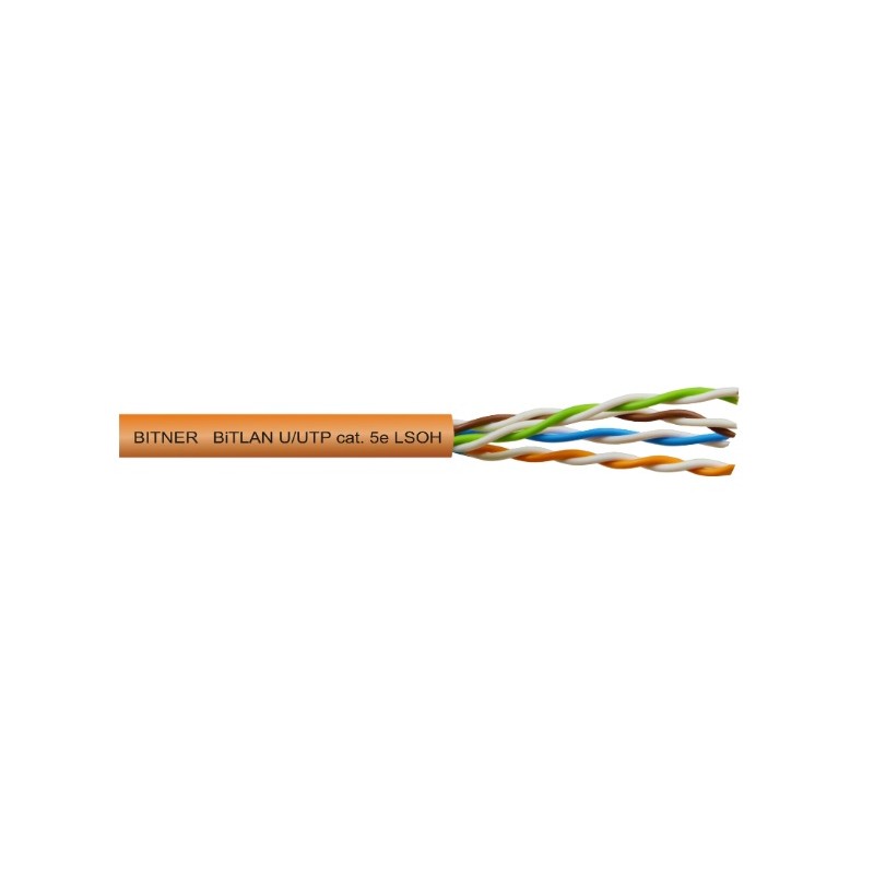 Kabel Teleinformatyczny BiTLAN Skrętka U/UTP 4x2x24 AWG (0,5) Cat.5e 200MHz TI0008