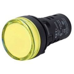 Lampka sygnalizacyjna LED jednoczęściowa żółta 230VAC 8LP2TILM5P