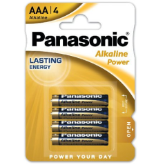Bateria Alk. LR-03 AAA Panasonic (4szt)