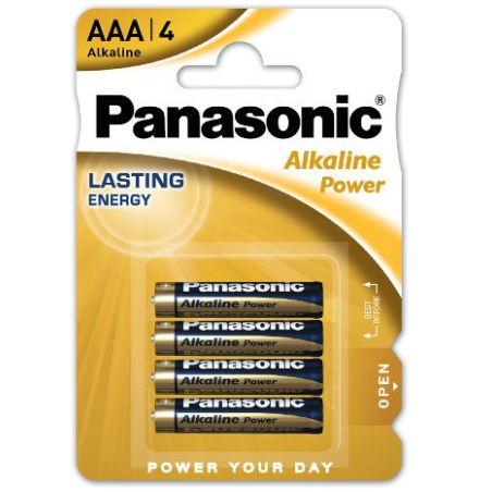 Bateria Alk. LR-03 AAA Panasonic (4szt)